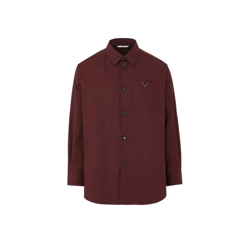Valentino Garavani Red Cotton Full-Length Men's Jacket